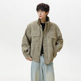Unisex Down Jacket Winter Fleece Collar Fleece Jacket