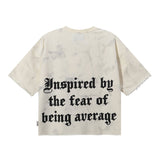 Bkys hot diamond washed pure cotton direct injection hip hop printed t-shirt g