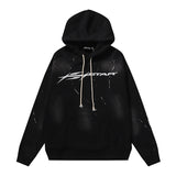 Hoodie Retro abstract print