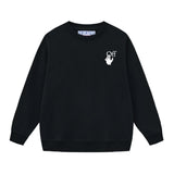 Off OW White Sweatshirt Monet oil paintings