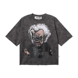 Bkys hot diamond retro printed pure cotton t-shirt g
