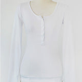 Women Long Sleeve Shirt Autumn and Winter Undershirt round Neck Long Sleeve Women's T-shirt