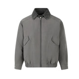 Unisex Down Jacket Men's Winter Vintage Fake Two-Piece Padded Jacket