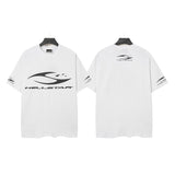 Men's t-shirt short sleeve hot diamond printing g pure cotton hip hop street printing