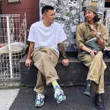 Men Sweatpants Overalls Men's Straight Loose Summer