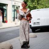 Women Cargo Pants Jeans Women's Loose Trousers