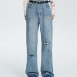 Unisex Pants Women's Clothing Autumn Jeans