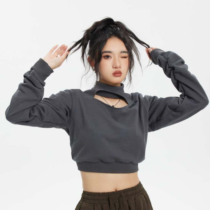 Unisex Sweatshirt Autumn Short Sweatshirt