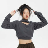 Unisex Sweatshirt Autumn Short Sweatshirt