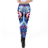 National Flag Day Leggings Captain America 3D Digital Printing Leggings