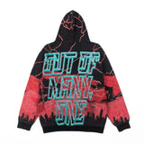 Hip-hop hoodie american street liberty statue of liberty printing terry hooded sweatshirt washed distressed retrolooseoutwear