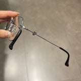 CHH Chrome Hearts Glasses Pure Titanium Ultra Light Retro Versatile Myopia Glasses Frame