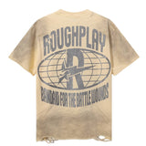 Rough play hot diamond cotton t-shirt g direct injection hip hop printing