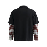 Unisex long-sleeved shirt men's autum lapel sweatshirts