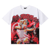 Life hustlers american direct injection printingpure cotton t-shirt g