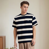 Men's T-shirt Striped Short-Sleeved T-shirt