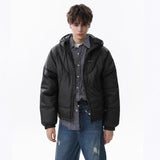 Unisex Down Jacket Men's Winter Warm Thickened Hooded Bakery
