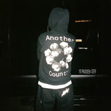 Denim Tears Hoodie Letter Print Fleece Hoodie Sweater