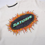 Valley retro cotton t-shirt for men - direct-to-garment hip hop print