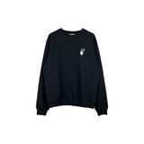 Off OW White Sweatshirt  Oil Painting Girl playing the piano