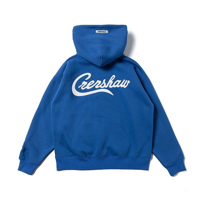 Hip-hop hoodie - autumn/winter collection, los angeles letter embroidery, high street trendy sweatshirt, pullover hoodie