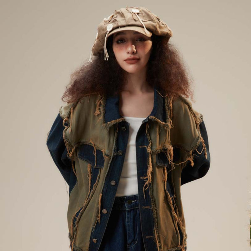 Unisex Sweater Fall Casual Denim Jacket