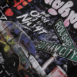 Rough play direct injection printing hot diamond pure cotton t-shirt