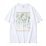 Rock Band Type O Negative Print Cotton T Shirt Men Women