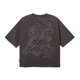 Bkys hot diamond washed pure cotton direct injection hip hop printed t-shirt g
