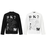 Unisex long-sleeved shirt autum cleanfit printing