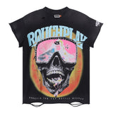 American rough play printingpure cotton t-shirtg