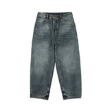 Unisex Jeans Vintage Straight Jeans for Boys
