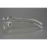 CHH Chrome Hearts Glasses Light Luxury Square Thick Frame Half Frame Myopia Glasses Frame