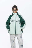 Unisex Jacket Women's Autumn Letter Print Hooded Jacket