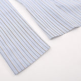 Women Long Sleeve Shirt Women's Fall Color-Blocking Slim Fit