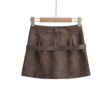 Women Skirt Retro Skirt Female Autumn