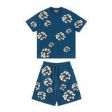 Denim Tears Shirt/Shorts (purchased Separately) Foam Print Short Sleeve T-Shirt