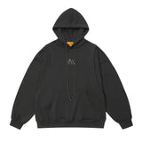 Men Hoodie Loose Sweater Men's Embroidered Letter Long Sleeve Pullover Hoodie