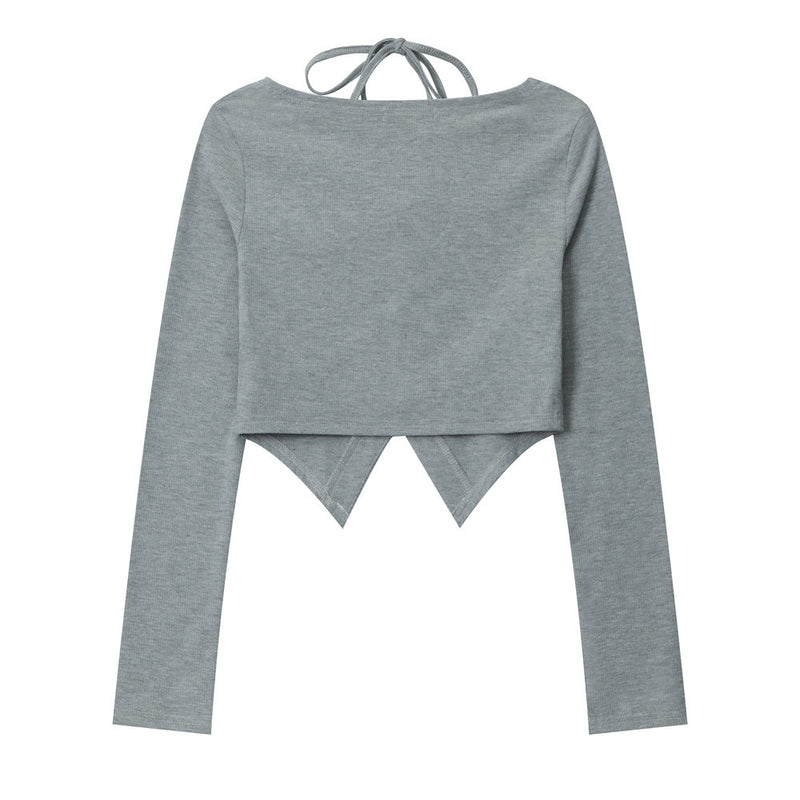 Women Long Sleeve T-shirt Short Cardigan Long Sleeve T-shirt for Girls