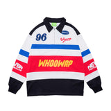 Men Long Sleeve Shirt Letter Printed Polo Shirt Long Sleeve T-shirt Men and Women Autumn and Winter Loose