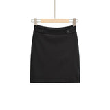 Women Skirt Women's Summer Polo Collar Short Sleeve Top and Skirt