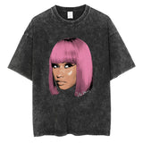 Nicki Minaj Vintage Washed T Shirt Gag City Pink Friday