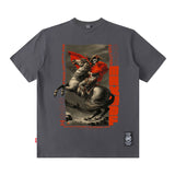 Men T Shirt Portrait Printing Short-Sleeved T-shirt Men's Loose Casual