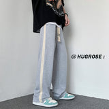 Men Sweatpants Striped Sports Pants Men's Summer Loose Casual Pants