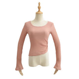 Women T-Shirt Autumn Pure Desire Style Long Sleeve Temperament Top