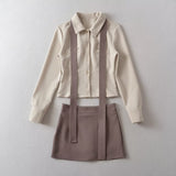 Women Skirt Fall Slim Fit Half-Length Skirt Outfit Female Fashion