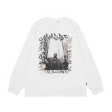 Men Long Sleeve Shirt Casual Long Sleeve Couple T-shirt Men and Women Oversize Idle Style Loose
