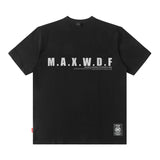 Men's T Shirt Letter Print Short-Sleeved T-shirt Men's and Women's Vibe Style Loose Top