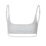Women Halter Tops Spring Fashion Street Shooting Short Sports Top