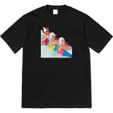 Men T-shirts 18ss Swimmers Tee Swimmers, Printed Crew Neck T-Shirt Bottom Shirt Half Sleeve